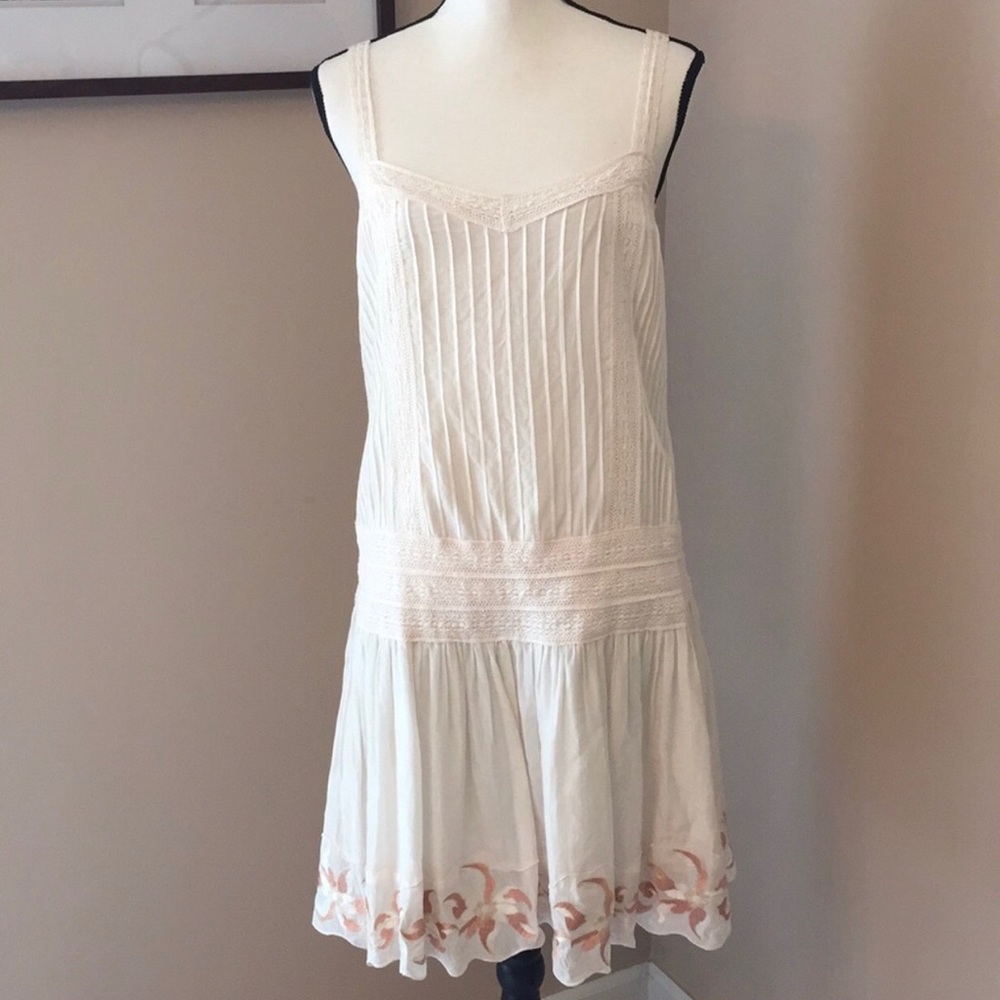 Moda international embroidered boho dress